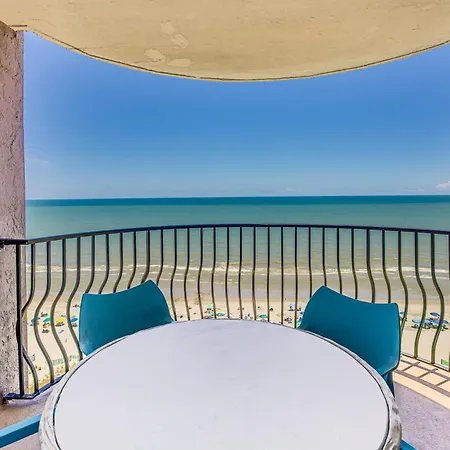 Myrtle Beach Oceanfront Condo With Covered Balcony!